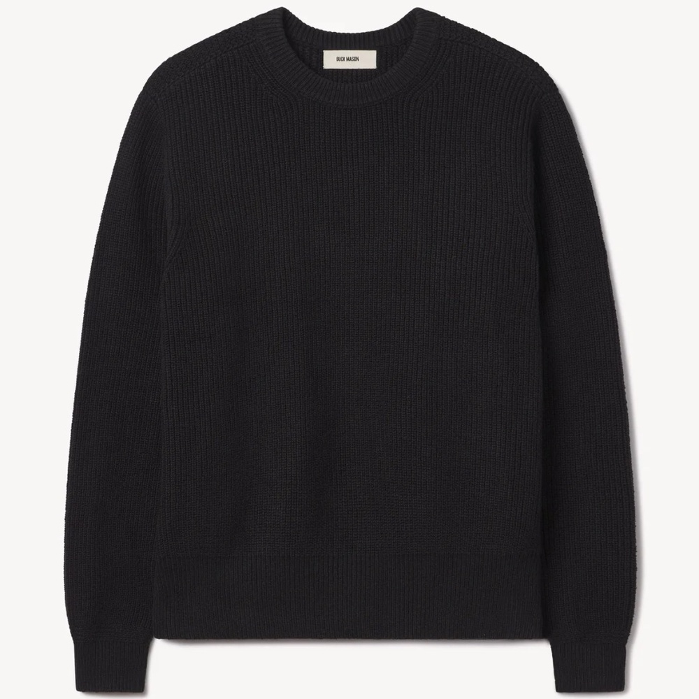 Buck Mason - Mens Seafarer Cotton Rib Crew XL